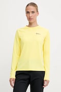 Jack Wolfskin longsleeve sportowy Prelight Swift kolor żółty A63799