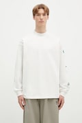 adidas Originals top a maniche lunghe in cotone Equipment GFX Tee Longsleeve colore bianco JN4846