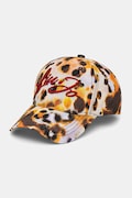 Liu Jo czapka z daszkiem damska kolor pomarańczowy wzorzysta VA5201.T5204