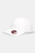 HUGO berretto da baseball in cotone colore bianco con applicazione 50533410