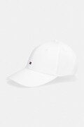 Tommy Hilfiger Bejzbalová čiapka pánska bavlnená biela AM0AM13008