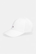 Tommy Hilfiger Bejzbalová čiapka pánska bavlnená biela AM0AM13008