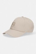 BOSS czapka z daszkiem męska bawełniana Zed-B-Icon beżowa 50533299