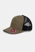 HUGO čiapka so šiltom pánska s bavlnou Marsel-Trucker zelená 50535942