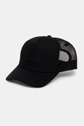 HUGO czapka z daszkiem Marsel-Trucker kolor czarny z aplikacją 50535942