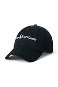 Bavlněná baseballová čepice Polo Ralph Lauren Sport Cap černá barva, s aplikací, 710958055