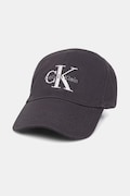 Calvin Klein καπέλο με γείσο ανδρικό βαμβακερό σκούρο μπλε LV04G5004G