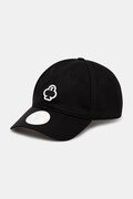 Бавовняна бейсболка AAPE Clover Now колір чорний з аплікацією AAPCPM5312XXO