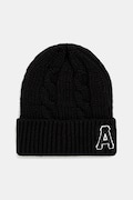 AAPE beanie Main black color thick knit AAPHTM5288XXN