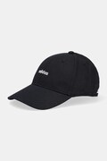adidas berretto da baseball in cotone Essentials colore nero con applicazione IY7764