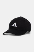 adidas czapka z daszkiem bawełniana BB CAP COT NL kolor czarny z aplikacją JG0998