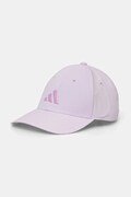 adidas czapka z daszkiem BBCAP LT NL kolor fioletowy gładka JN2413