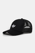 Кепка adidas Originals CURVED TRUCKER колір чорний однотонна JC6038