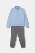 EA7 Emporio Armani komplet dresowy dziecięcy bawełniany niebieski 7B000030 AF10380