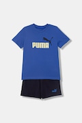 Detská bavlnená súprava Puma ESS 2 COLOR No. 1 Logo Tee and Shorts Set biela farba, 686298