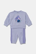 Детски анцуг adidas в лилаво JF3633