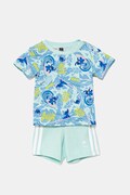 adidas compleu copii x Disney culoarea turcoaz, JD0379