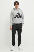 Trenirka adidas BL FT HD TS moški, siva barva, JI8870