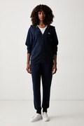 Lacoste komplet dresowy z bawełną granatowy WH2528T