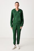 Lacoste komplet dresowy z bawełną zielony WH2528T