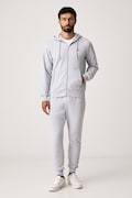 Lacoste komplet trenirke z bombažem siv WH2528T
