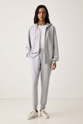Lacoste komplet dresowy z bawełną szary WH2528T