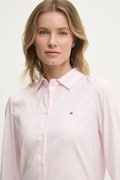 Tommy Hilfiger koszula damska kolor różowy regular z kołnierzykiem klasycznym WW0WW44084