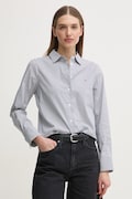 Tommy Hilfiger koszula damska kolor szary regular z kołnierzykiem klasycznym WW0WW44084