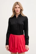 Сорочка Guess TIZIANA жіноча колір чорний regular класичний комір W5RH31 WAF10