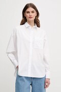 Lacoste cotton shirt women's green color relaxed CF0215
