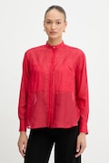 Pinko camicia con aggiunta di seta donna colore rosso  105248 A2M7