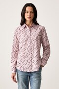 United Colors of Benetton srajca ženska bombažna roza paisley vzorec 5Q6SDQ0AY