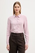United Colors of Benetton koszula damska z wiskozy różowa gładka 5WPWDQ0B0