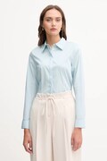 Košeľa United Colors of Benetton modrá farba, regular, s klasickým golierom, 54KXDQ03B