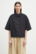 Kenzo camicia in cotone donna colore nero FF52CH2589LB.99