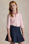 Polo Ralph Lauren cămașă de bumbac pentru copii culoarea roz, 313929954002
