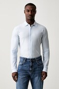 BOSS Orange сорочка чоловіча бавовняна Mysoft_2_M блакитна однотонна 50519748