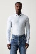 BOSS Orange сорочка чоловіча бавовняна Mysoft_2_M блакитна однотонна 50519748