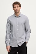 Сорочка Calvin Klein чоловіча колір синій slim класичний комір K10K113854