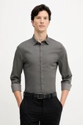 Armani Exchange koszula męska kolor szary slim z kołnierzykiem klasycznym XM000625 AF13184