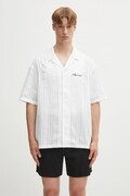 Bavlněná košile Represent Embroidered Bowling Shirt pánská, bílá barva, relaxed, MLM2967.31