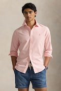 Polo Ralph Lauren koszula bawełniana Sport Shirt męska kolor różowy regular z kołnierzykiem klasycznym 710968913