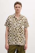 Barbour koszula bawełniana Homelane Printed S/S Relaxed Fit Shirt męska kolor zielony relaxed MSH5599