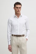 Košeľa Calvin Klein pánska, biela farba, slim, s klasickým golierom, K10K114360