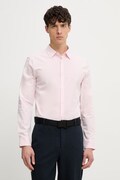 Calvin Klein cămașă pentru bărbați, cu bumbac roz simplă LV04LB145G