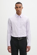 Calvin Klein muška košulja s pamukom ljubičasta bez uzorka LV04LB145G