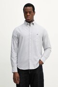 Gant koszula bawełniana męska kolor niebieski regular z kołnierzykiem button-down 3000230