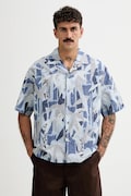 Kenzo camasa din amestec de in barbati, relaxed, FF55CH1309P1.77