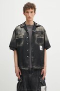 Maison MIHARA YASUHIRO shirt Bowling S/S Shirts black color relaxed J14SH186