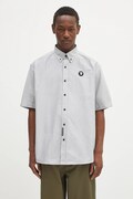 Бавовняна сорочка AAPE Now Short колір чорний regular комір button-down AAPSRM8516XXO
